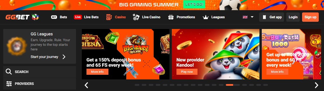 Ggbet Casino Home Clovr