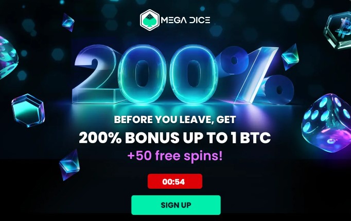 Megadice Welcome Bonus Clovr