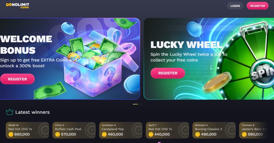 Nolimit Coins Home Clovr