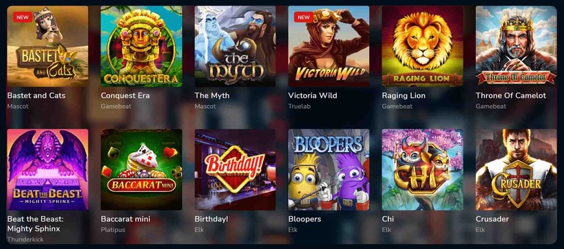 Oshi Casino Games Clovr