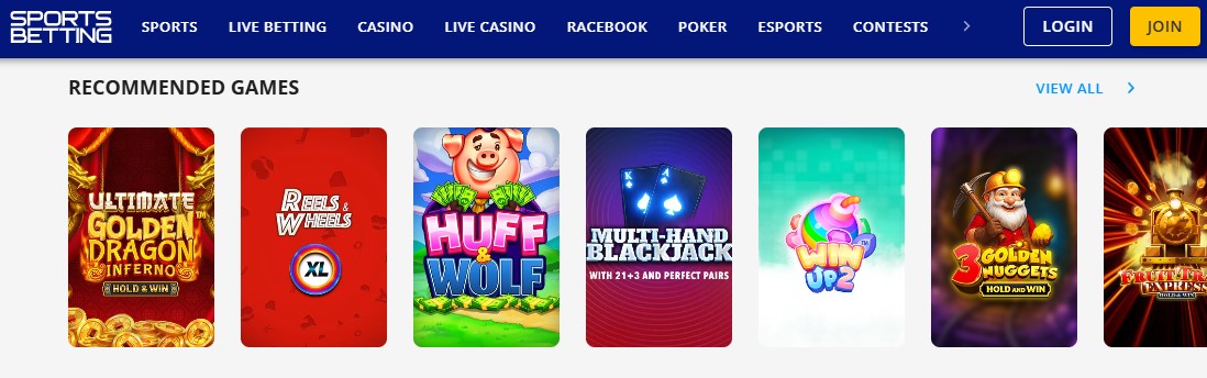 Sportsbetting Ag Games Clovr
