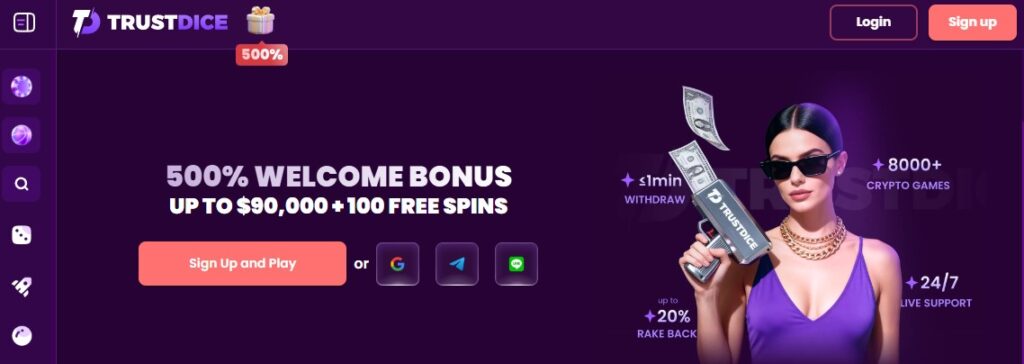 Trustdice Home Clovr