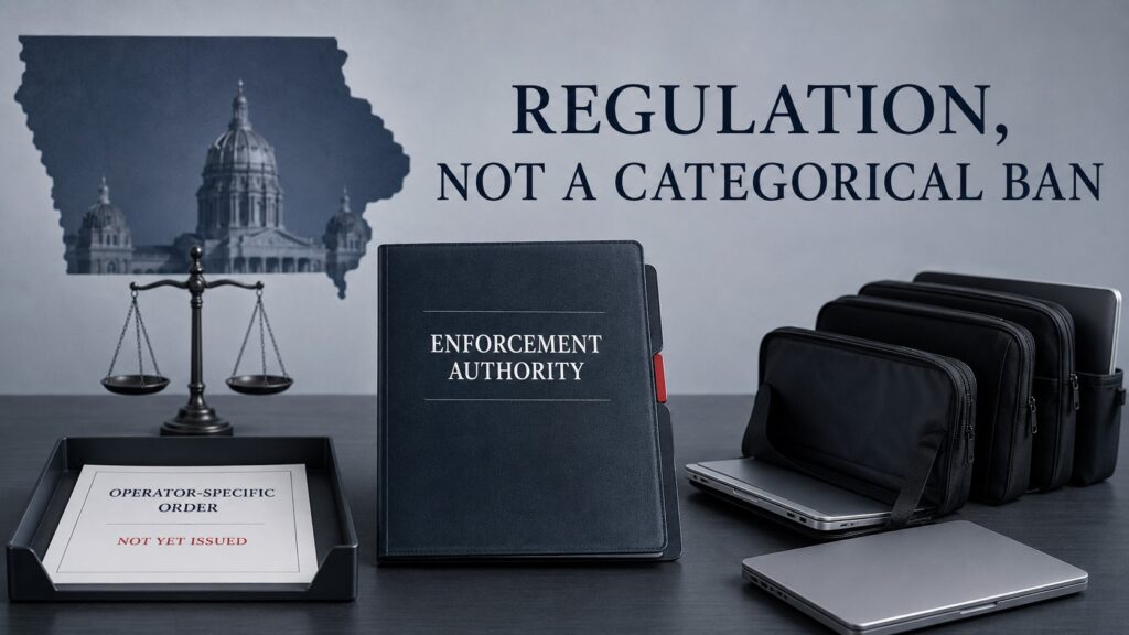 Iowa Sweepstakes Casinos Regulation