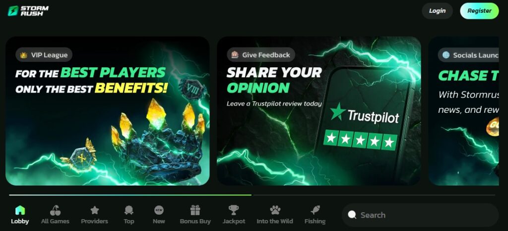 Stormrush Home Clovr