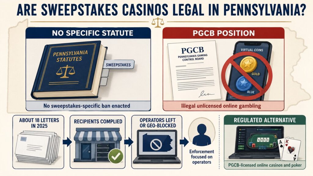 Are Sweepstakes Casinos Legal In Pennsylvania