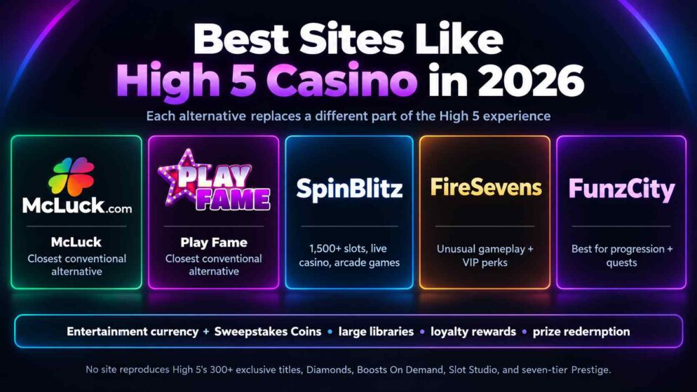 Best Sites Like High 5 Casino in 2026